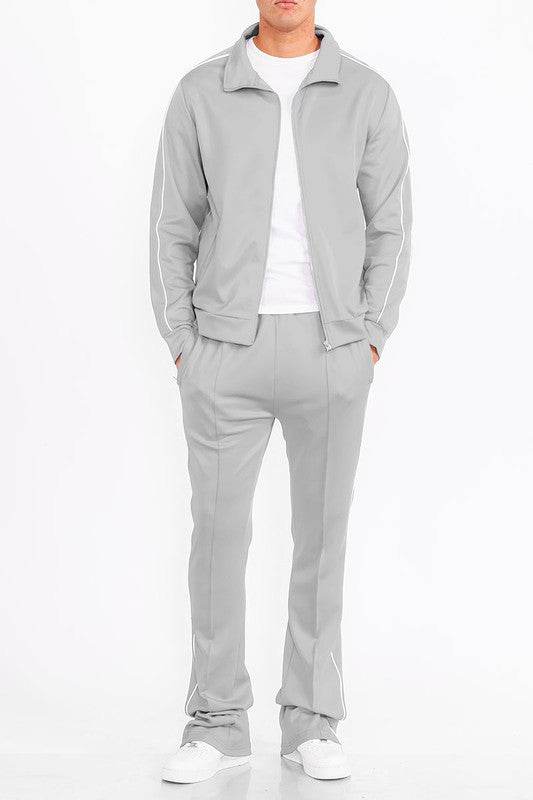 Mens Side Pipe Track Jacket