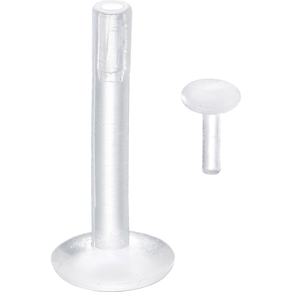 14G 1/2 3mm Bioplast Push-In Top Retainer