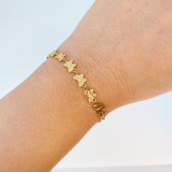 Linked Butterflies Bracelet