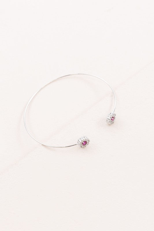 Pink Floral Cuff