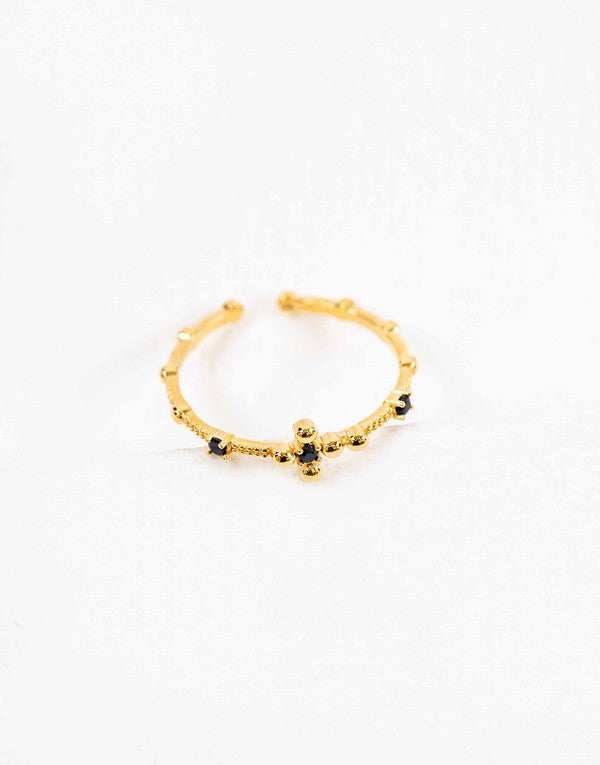 Ava Adjustable Ring | Gold