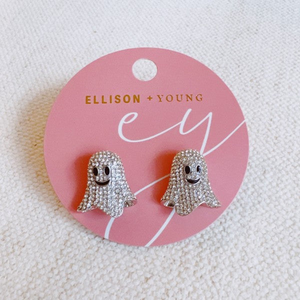 Boo Bling Ghost Earrings