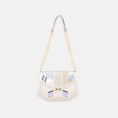 David Jones Geometric Print Crossbody Bag