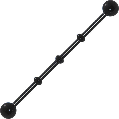 Ball Black Anodized Titanium Industrial Project Bar 38mm