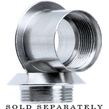 00G Stainless Steel Screw Fit Tunnel Pair