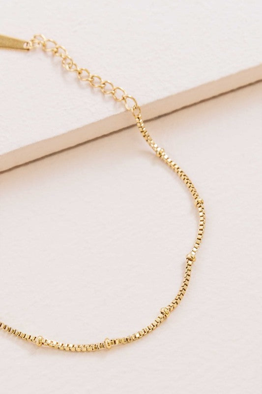 Ball Chain Charm Bracelet (14K)