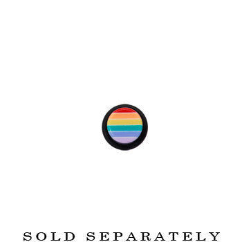 0G Acrylic Colorful Striped Taper