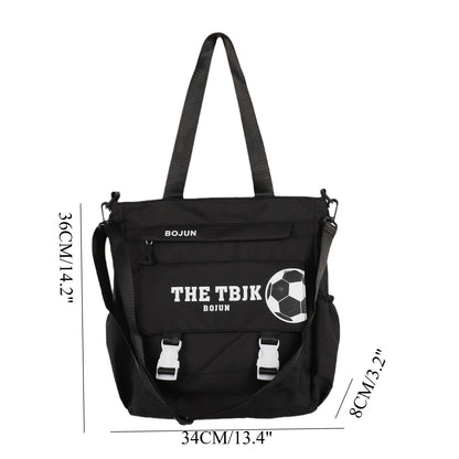 Large capacity tote bag, student cute high school tote bag, tote shoulder bag