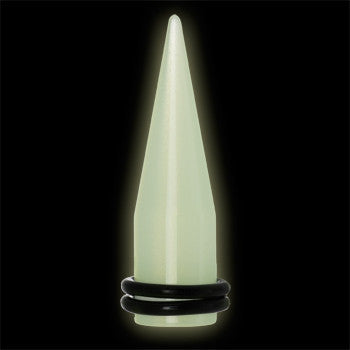 00G Short White Glow in the Dark Taper