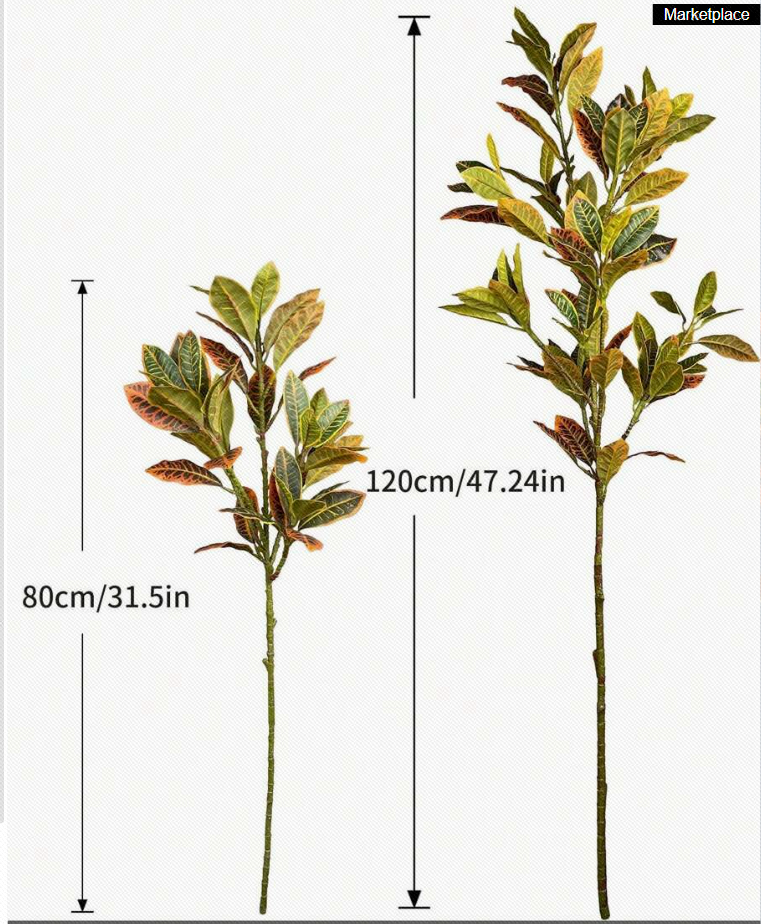 Simulated long branch color wood-80cm-1 piece
