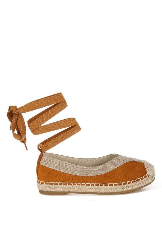 Yalva Microfiber Detachable Lace Espadrilles