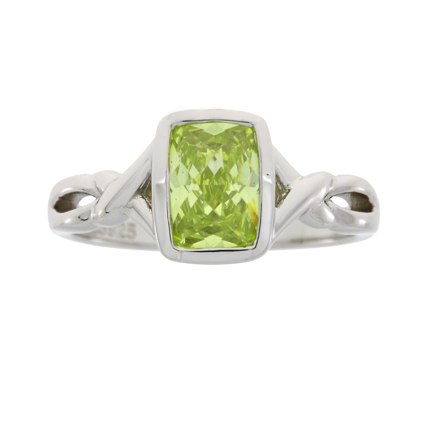 Cubic Zirconium Ring Sterling Silver