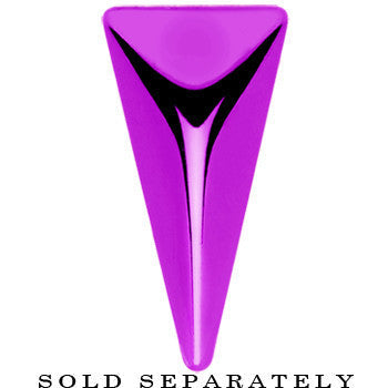 Purple Titanium Triangle Cheater Plug