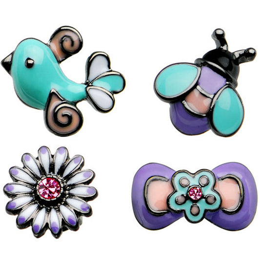 Garden Glory Mixed Earring Set
