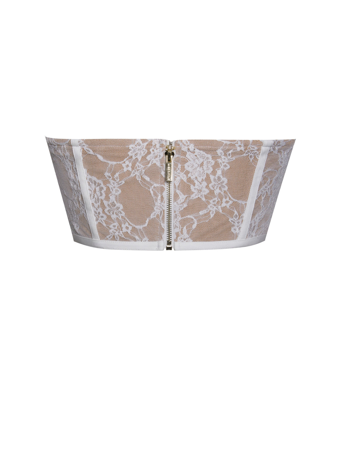 New Romantics White Lace Corset Top