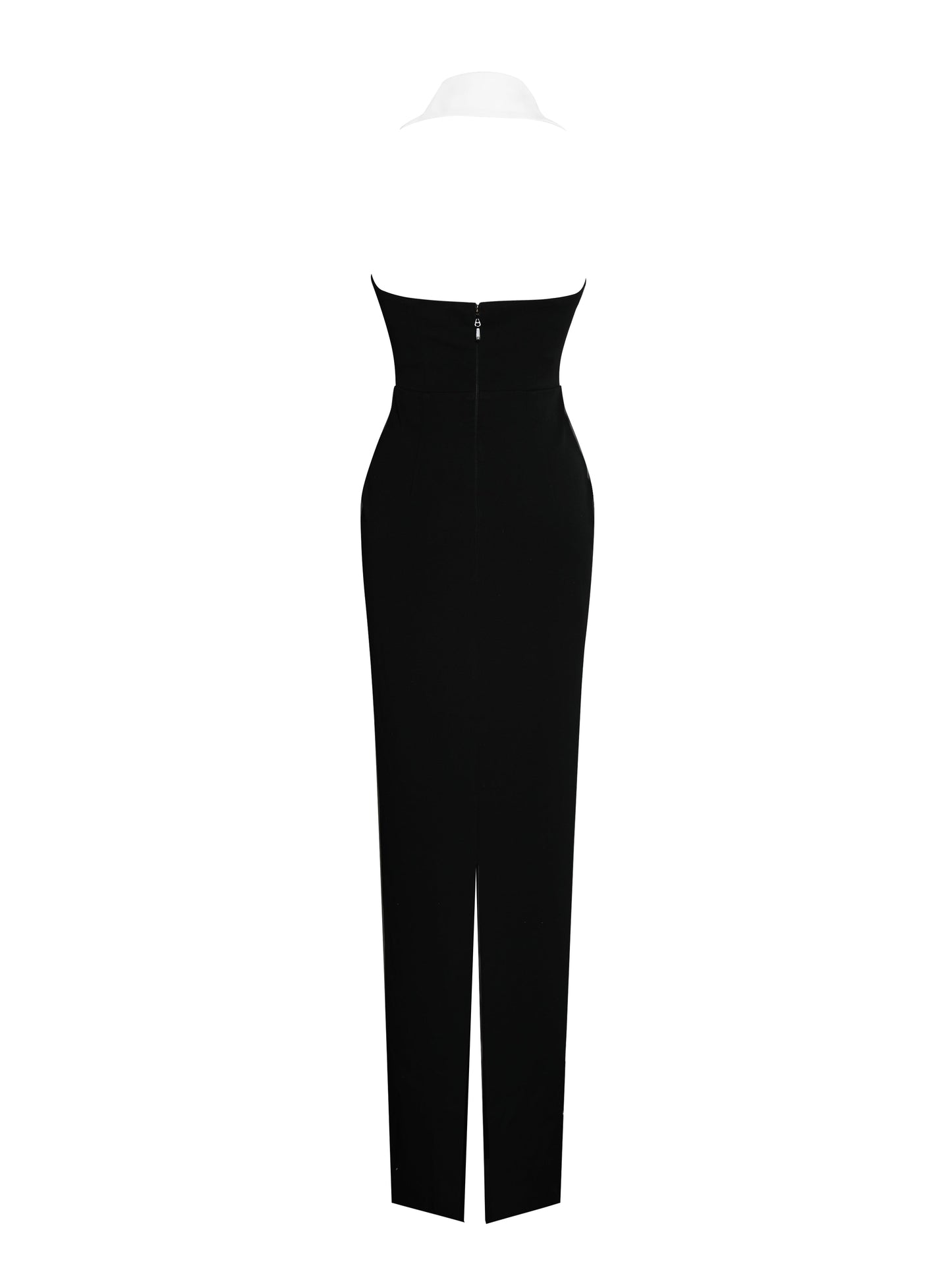 Raelyn Black and White Business Casual Maxi Dress
