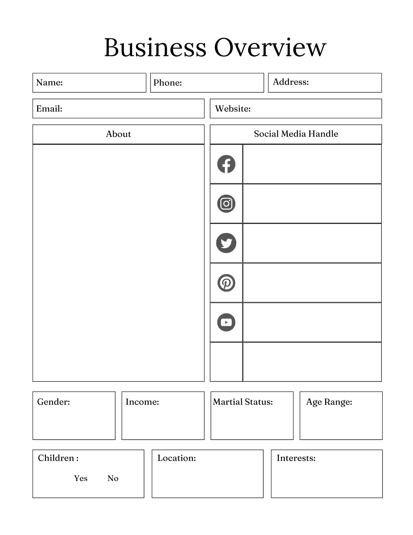 Small Business Planner