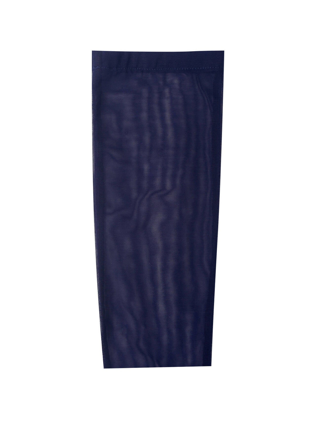 Ora Navy Mesh Opera-Length Gloves