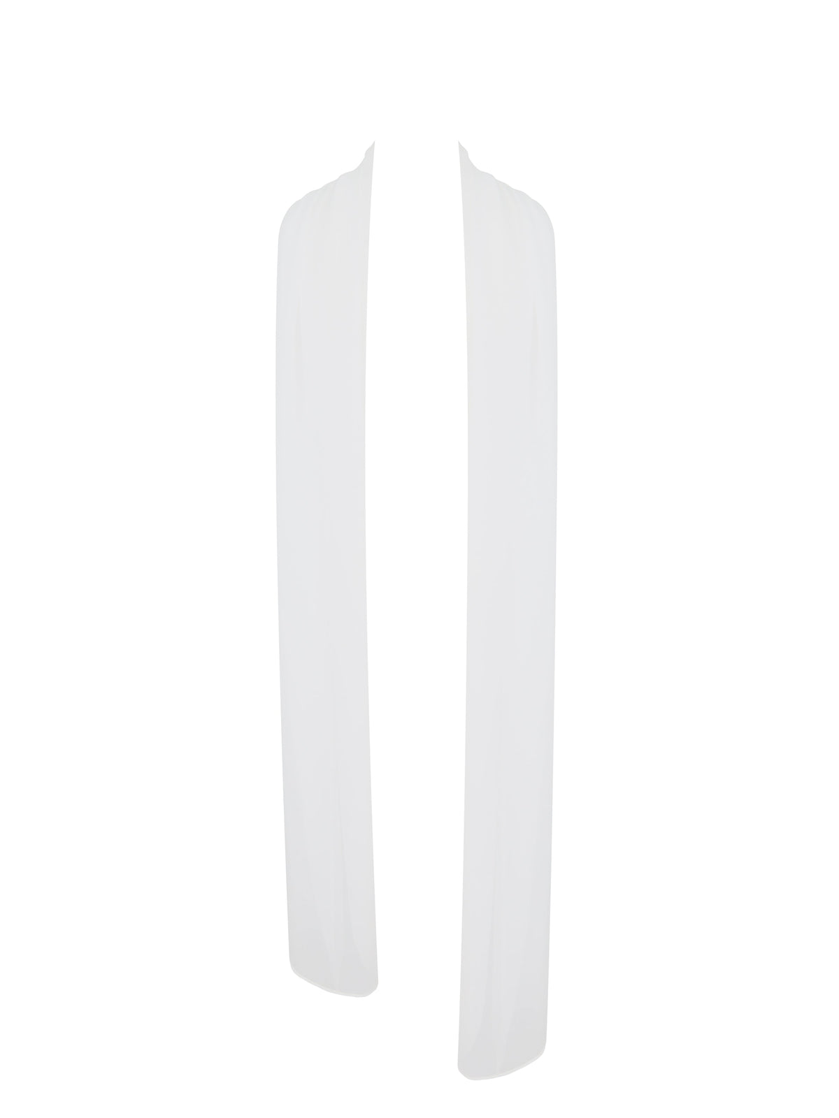 Jaycee White Chiffon Scarf