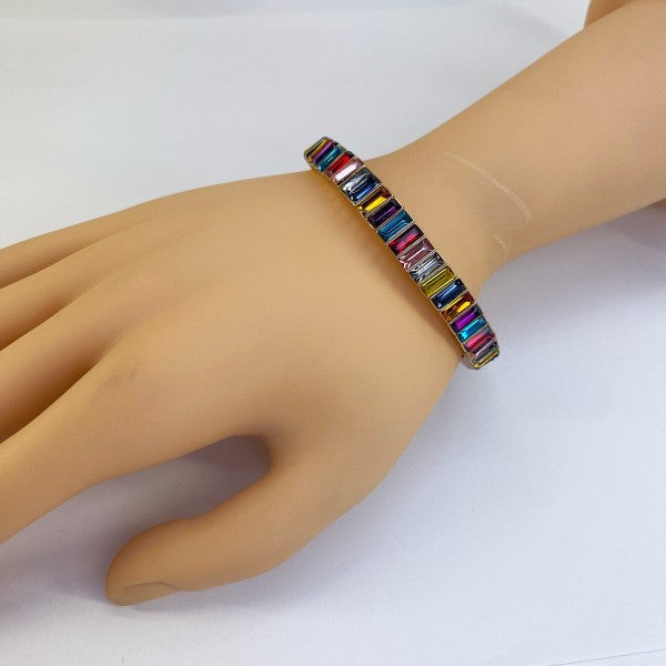 Stretchable Different Color Stones Bracelet
