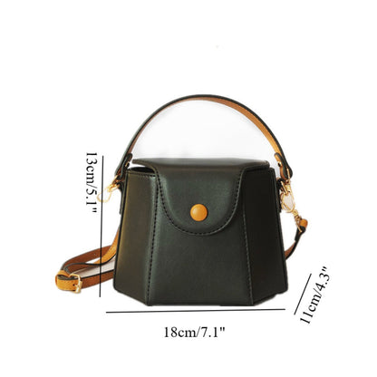 Mini crossbody bucket bag, bag women's fashion simple mini crossbody purse, versatile shoulder crossbody bag