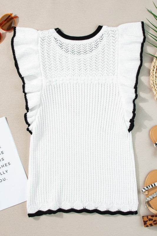 Alaya Crochet Tank Top