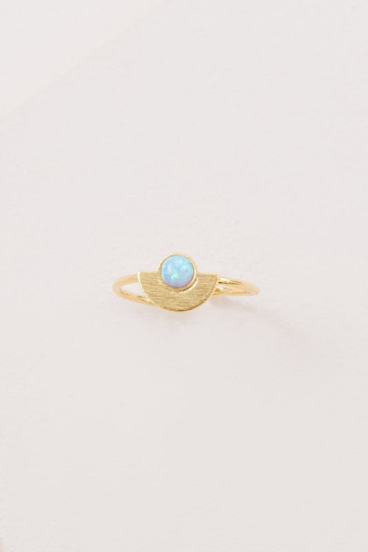 Pixum Wide Eye Stone Ring | Blue