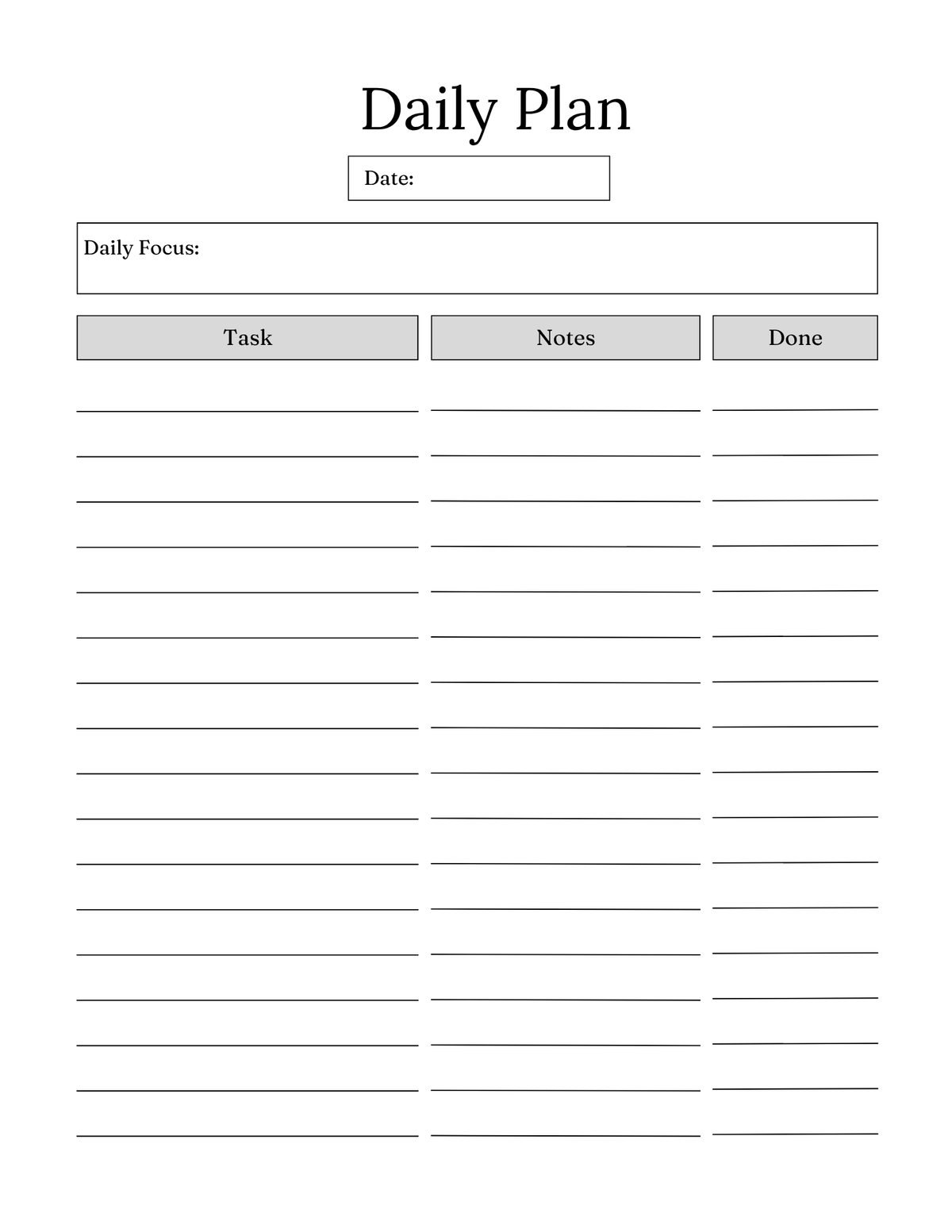 Small Business Planner