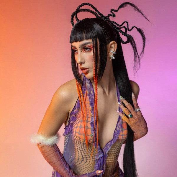 Women Abstract Sexy Mesh Dress