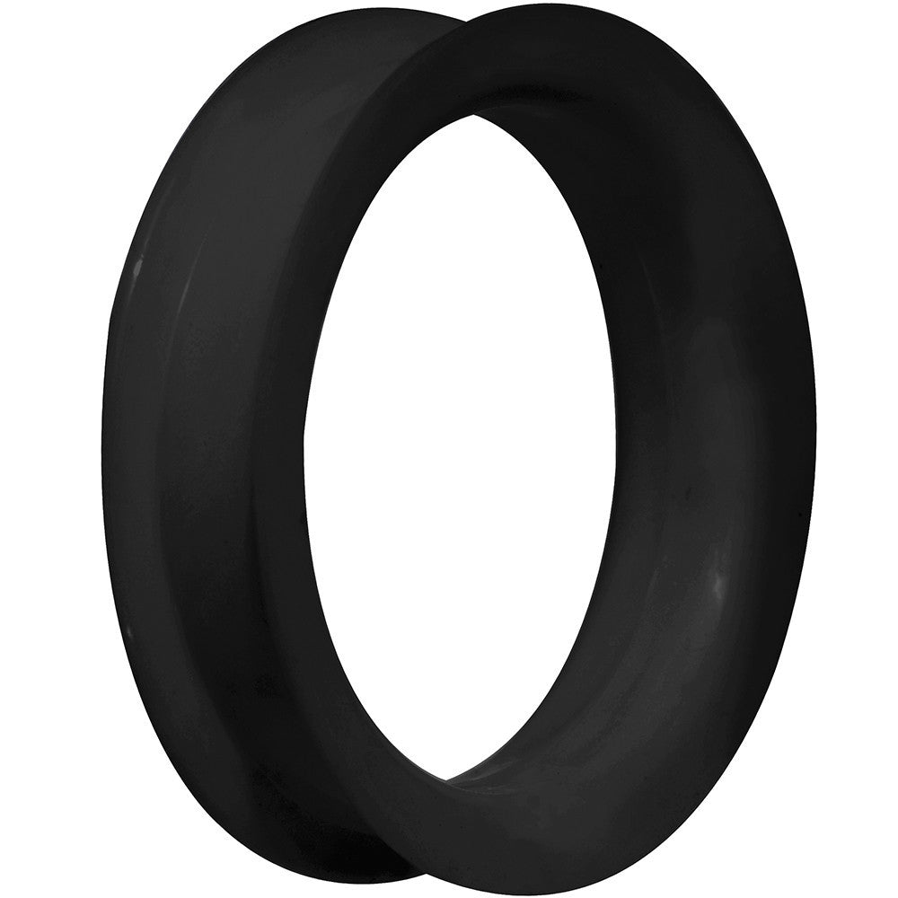 45mm Black Ultra Soft Double Flat Flare Silicone Tunnel