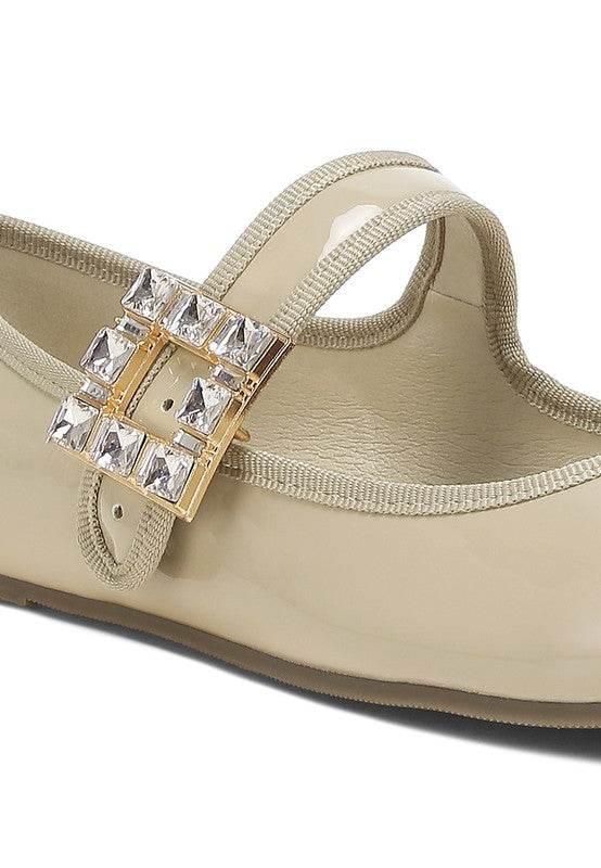 Upstage Brooch Mary Jane Ballerinas