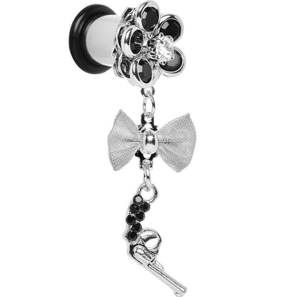 Black Gem My Lady Flower Gun Dangle Plug Sizes 5mm to 12mm