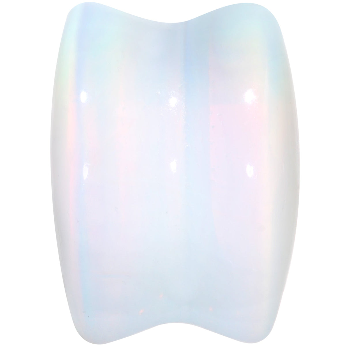 5/8 Natural Opalite Sweet Heart Stone Saddle Plug Set