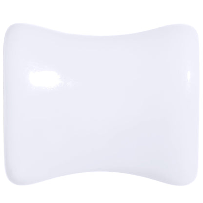 00G White Acrylic Hollow Heart Tunnel