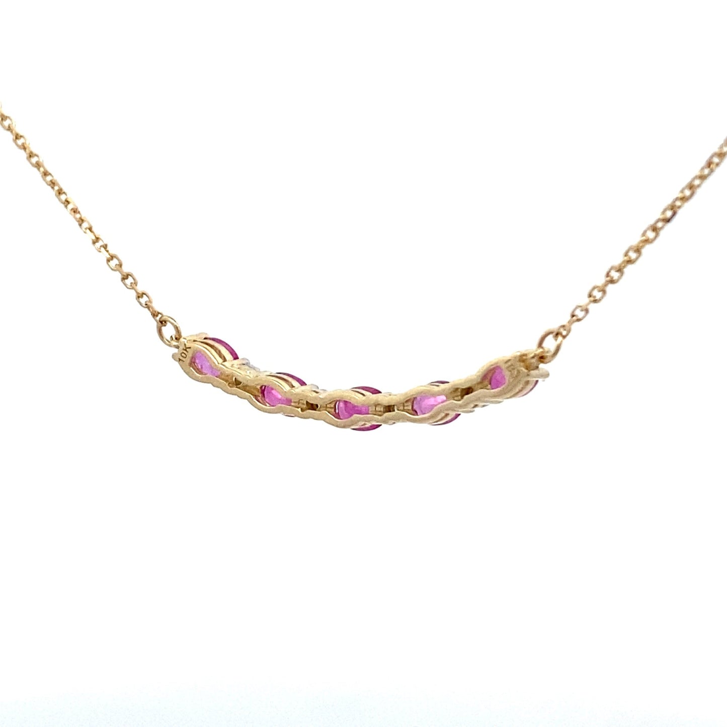 .73ct Ruby Diamond Fashion Pendants 10KT Yellow Gold