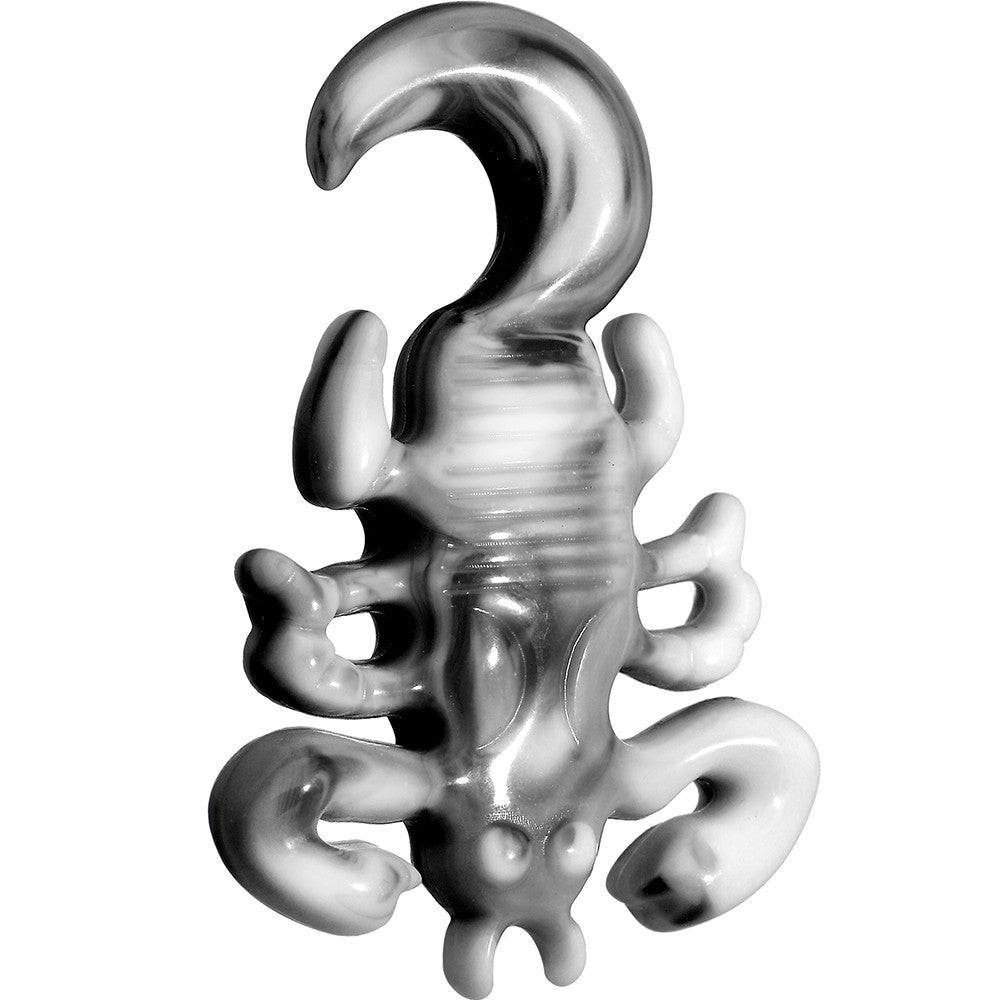 0G Black White Acrylic Scorpion Hanger Plug