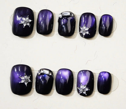 0998- Handmade press on nails fake nails removable