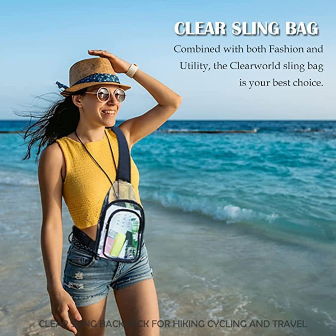 PVC transparent shoulder chest bag, outdoor travel backpack, gymnasium visual bag shoulder crossbody bag, transparent fanny pack, fanny pack crossbody,