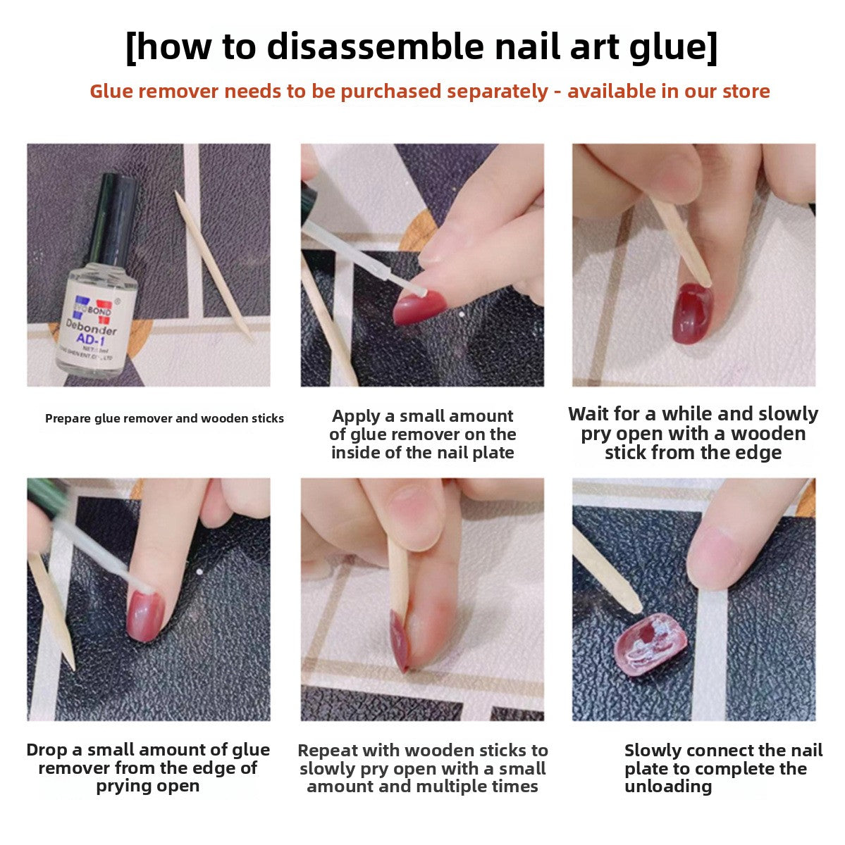 0990- Handmade press on nails fake nails removable