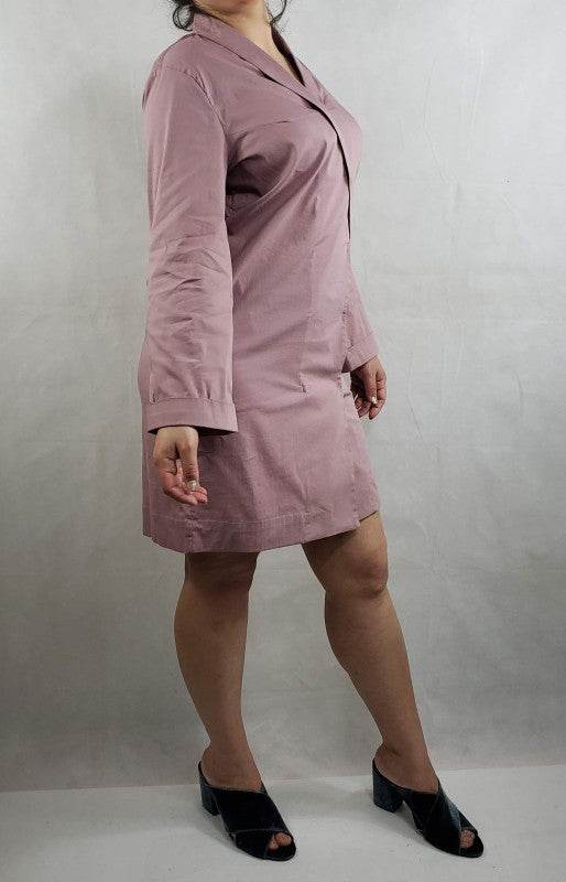 WRAPPED DRESS WIDE OPEN SLEEVES
