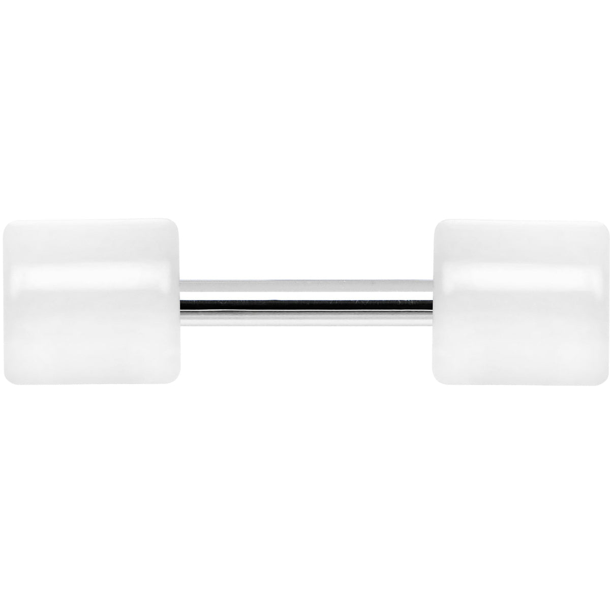 White Acrylic Cheater Plug Looks Like 6G