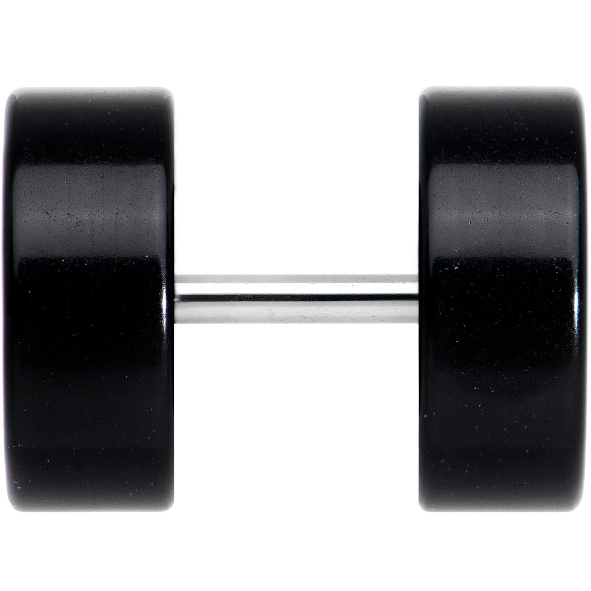 Black Acrylic Cheater Plug Set Looks Like 00G