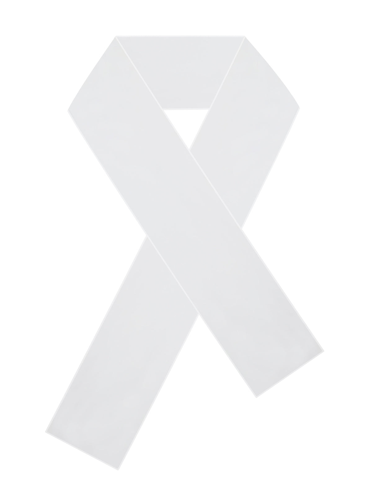 Jaycee White Chiffon Scarf