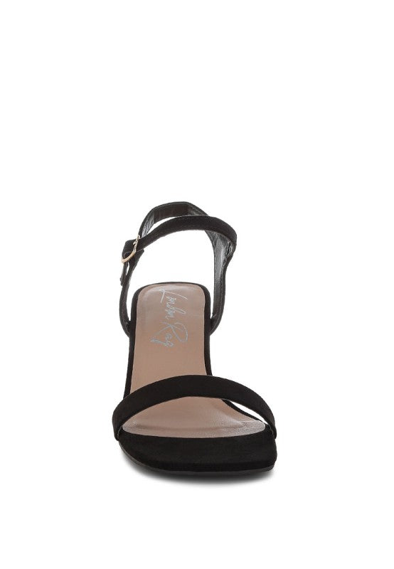 Akiya Square Toe Block Heels