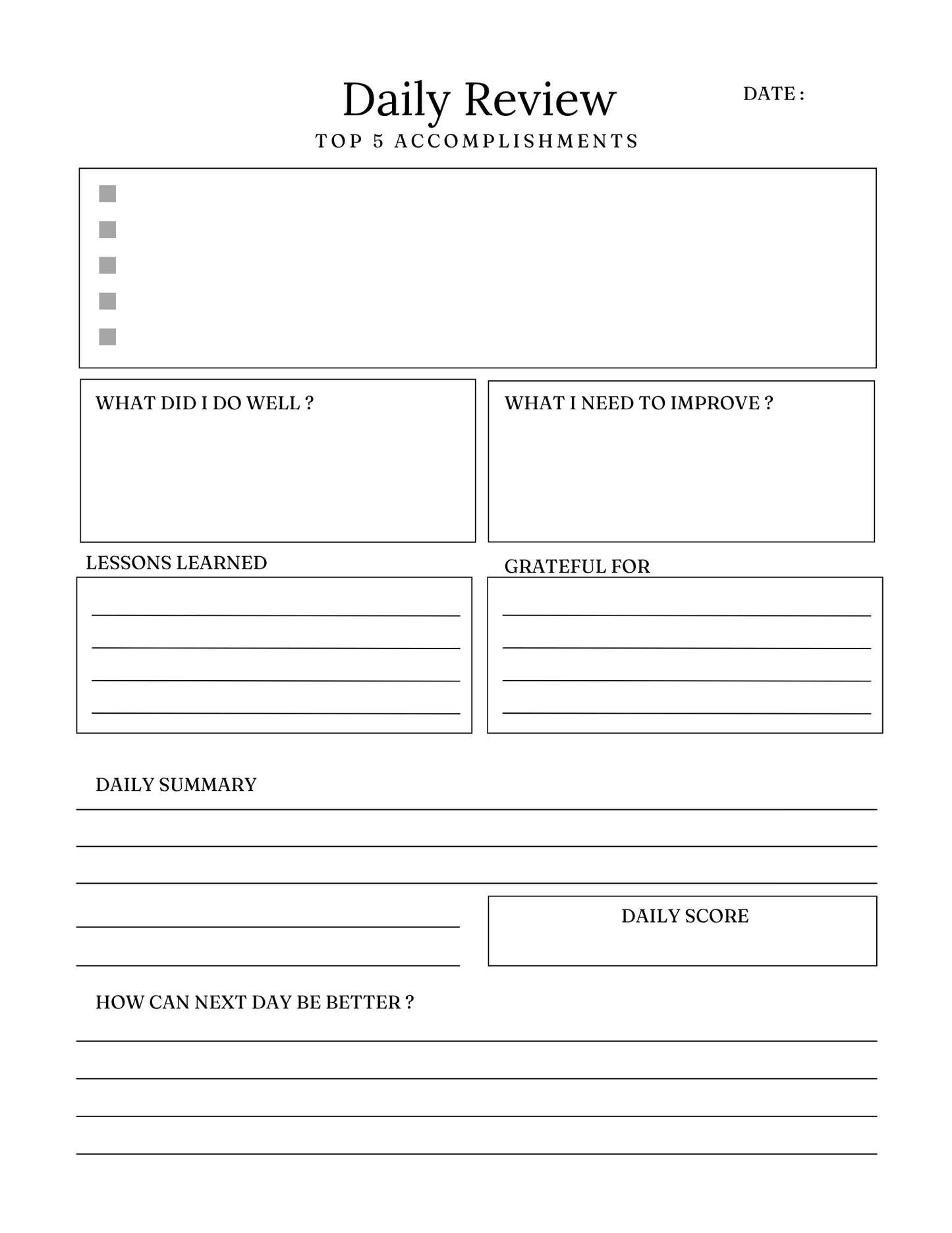 Small Business Planner