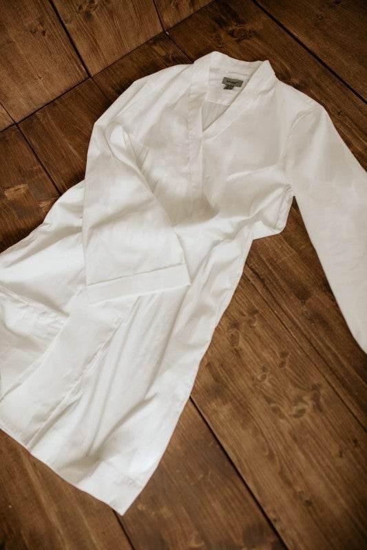 WRAPPED DRESS WIDE OPEN SLEEVES