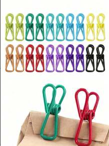 Colorful clothes hanging pins-random color 10 pcs-1 pack