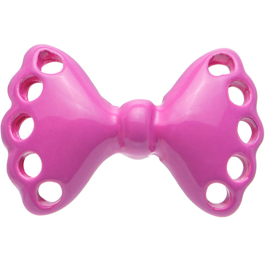 Going to a Party Pink Bow Tie Tragus Cartilage Earring