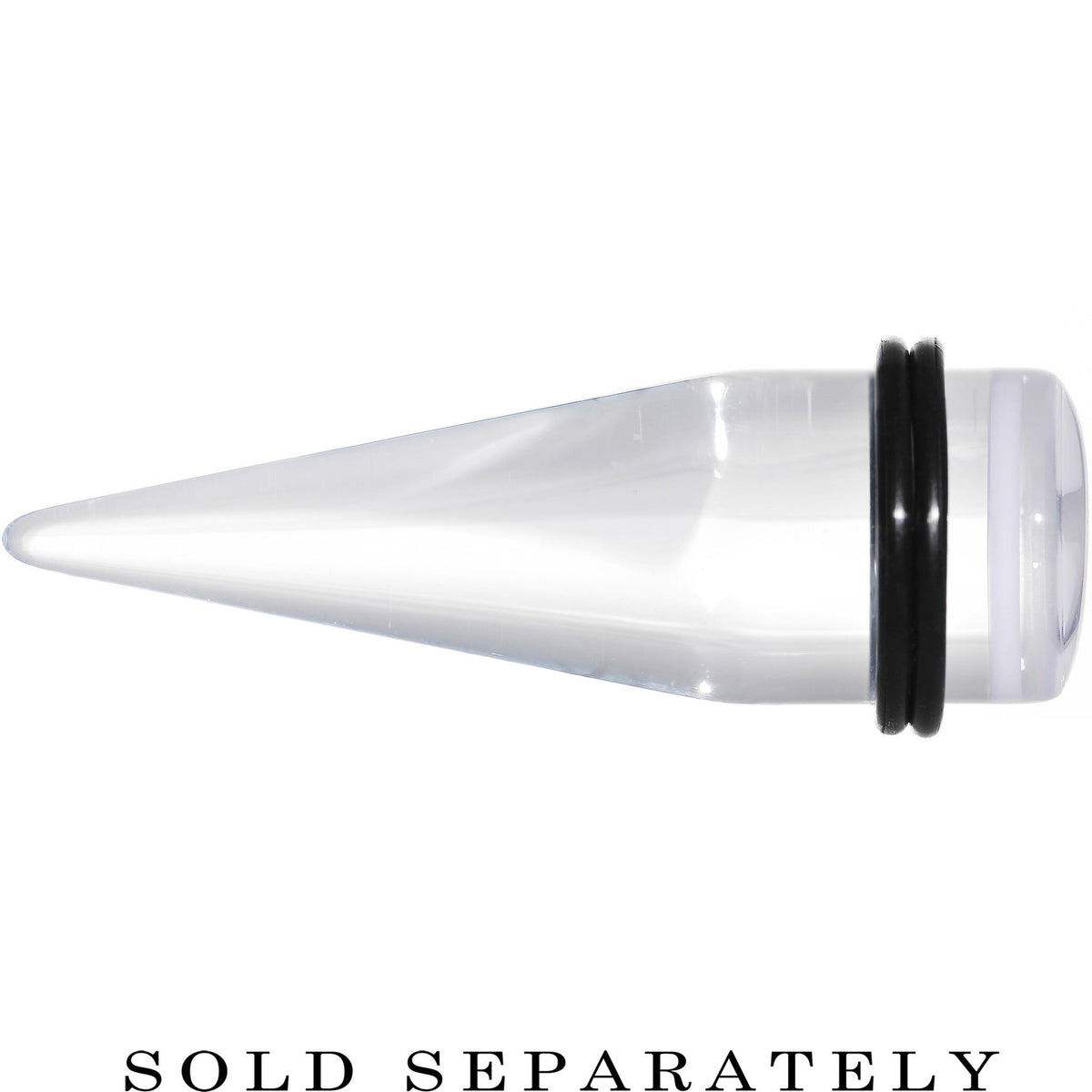 5/8 Clear White Acrylic Wish on a Star Taper