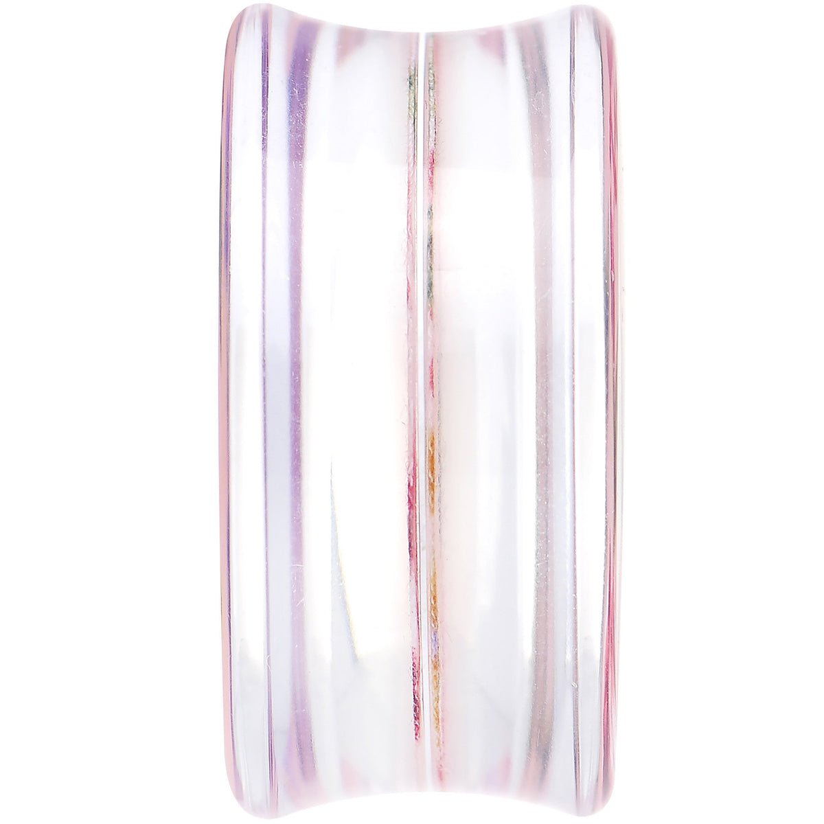 30mm Acrylic Pink Grandma's Wallpaper Flowered Saddle Plug